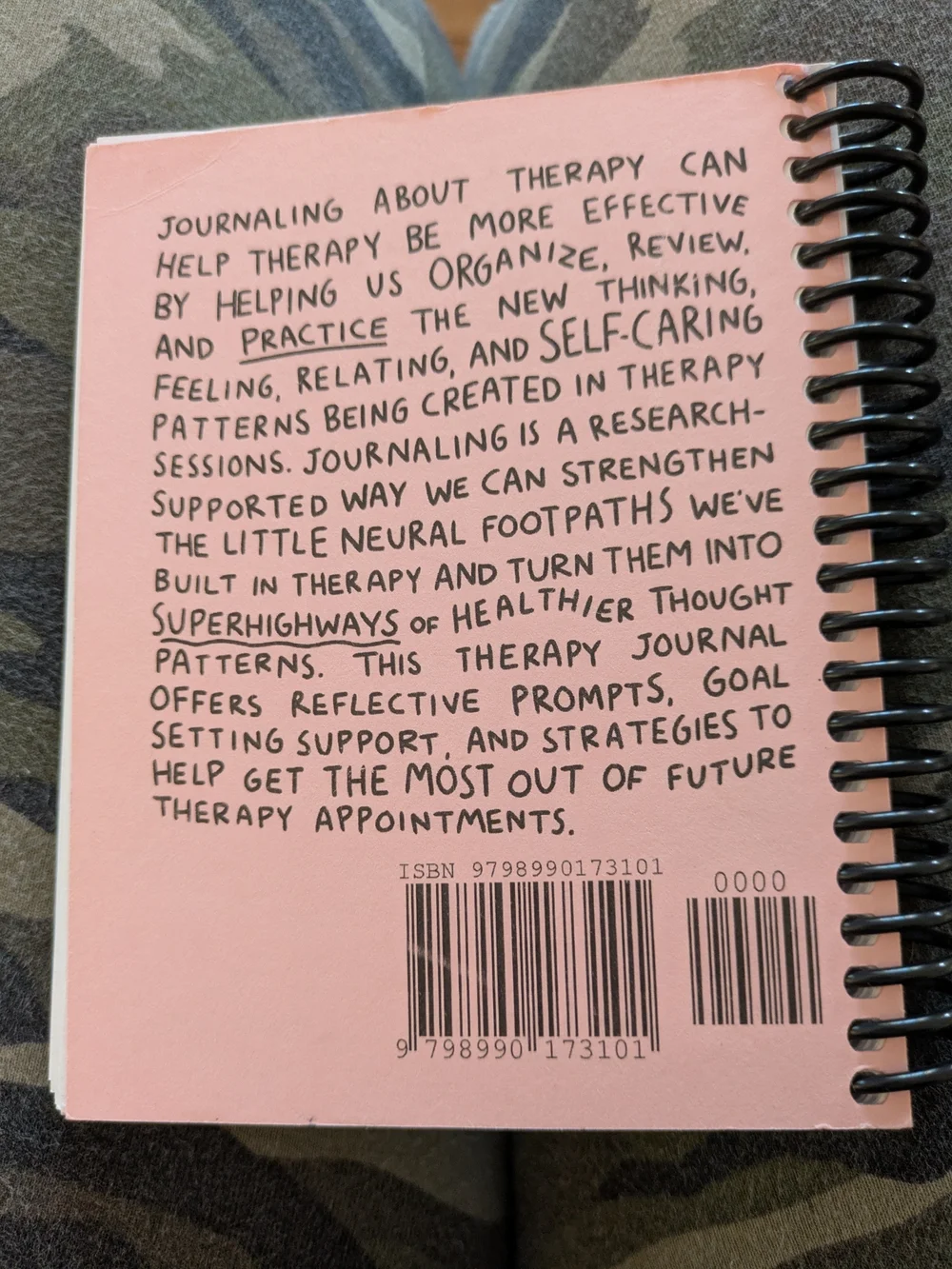 Therapy Journal by — Pink Guided Journal